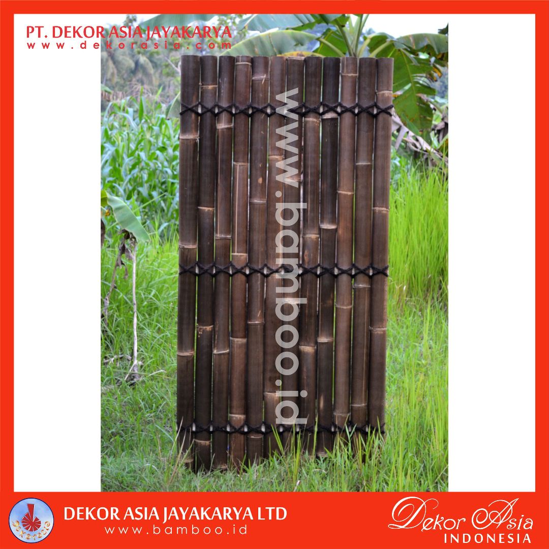 Bamboo Fencing and Screening With 3 Back Bamboo Slats